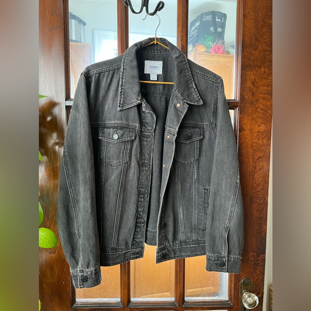 Denim black jacket